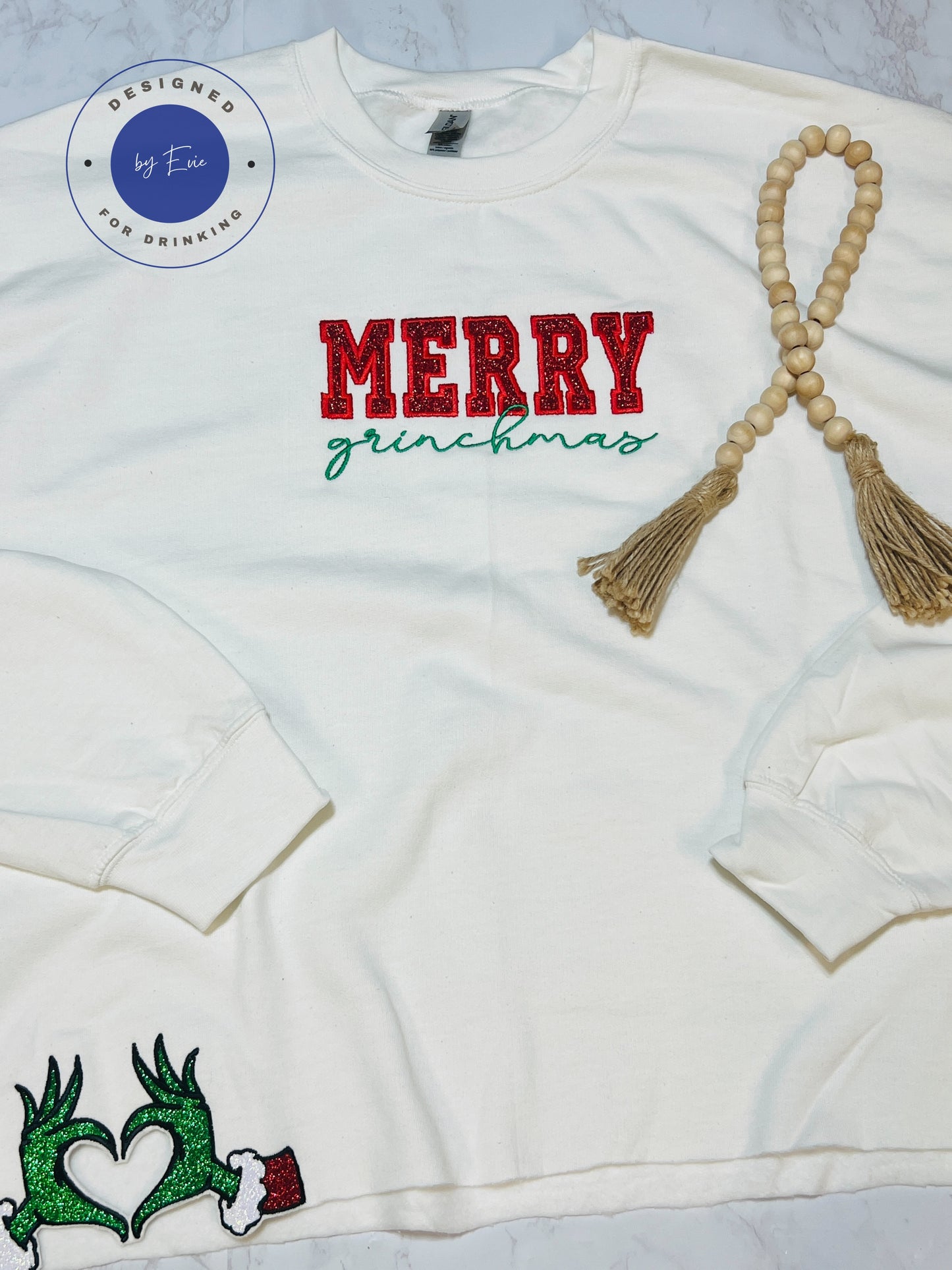 Embroidered sweatshirt