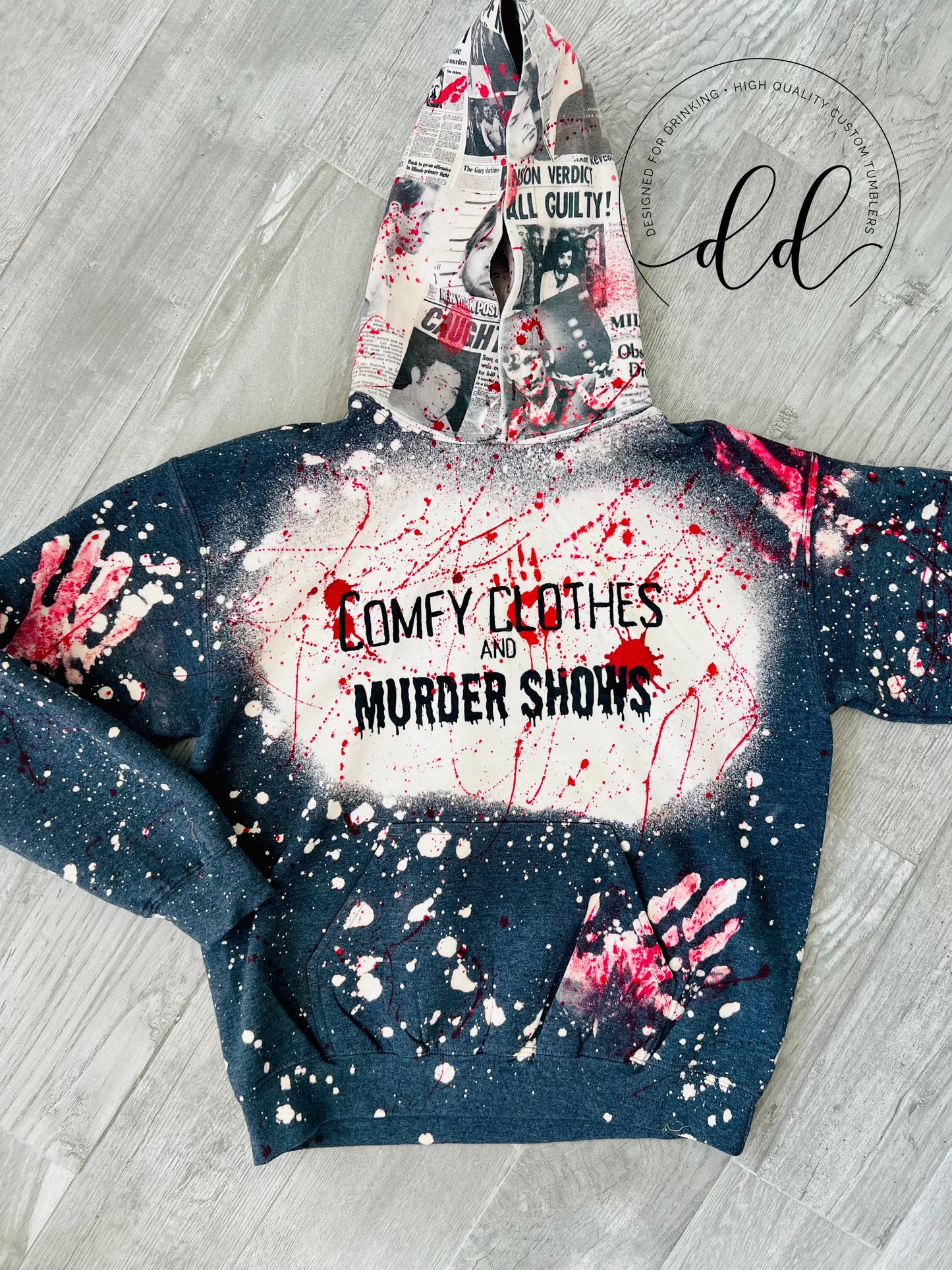 Comfy clothes & murder shows hoodie