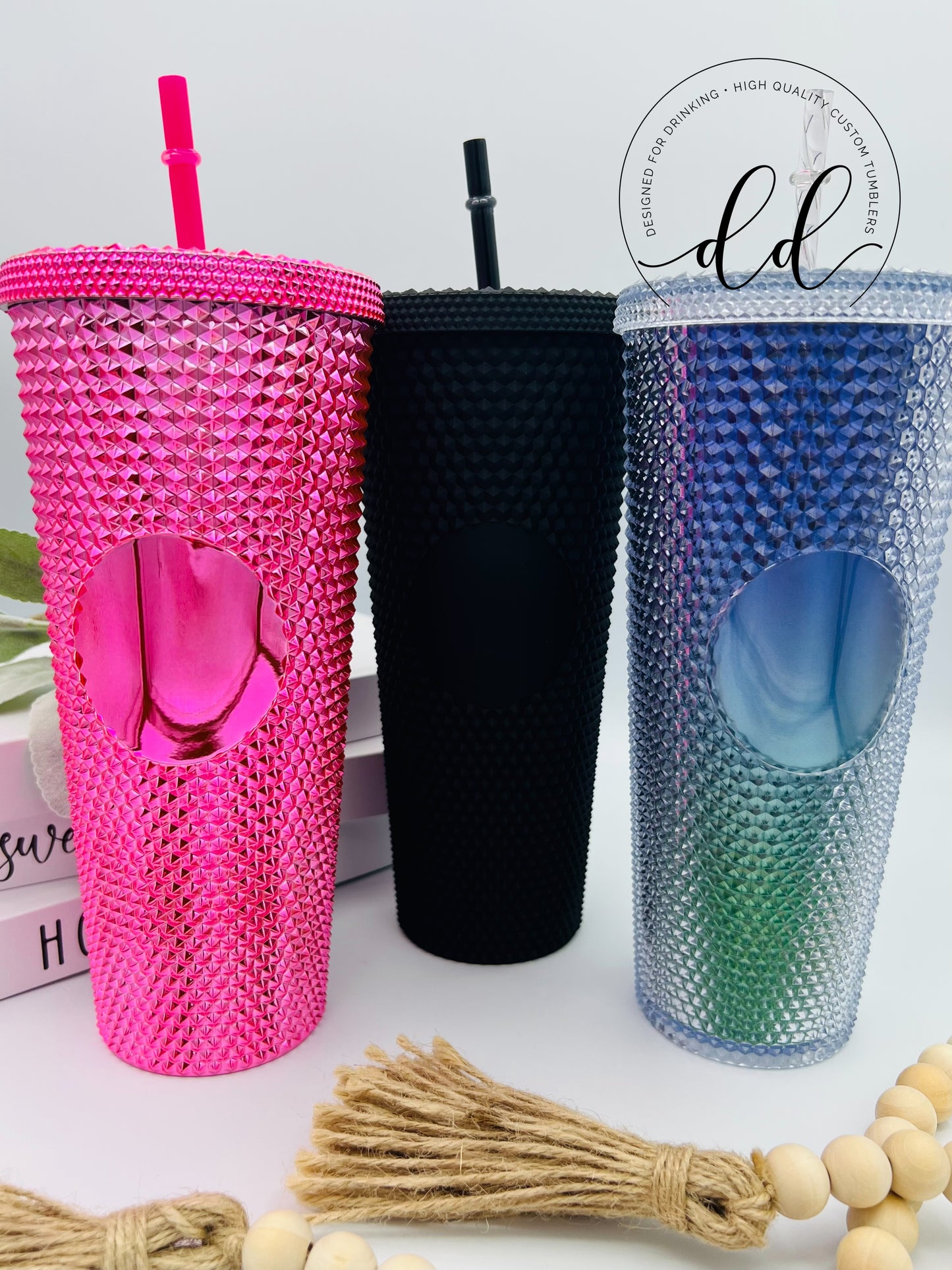 Acrylic studded Tumbler