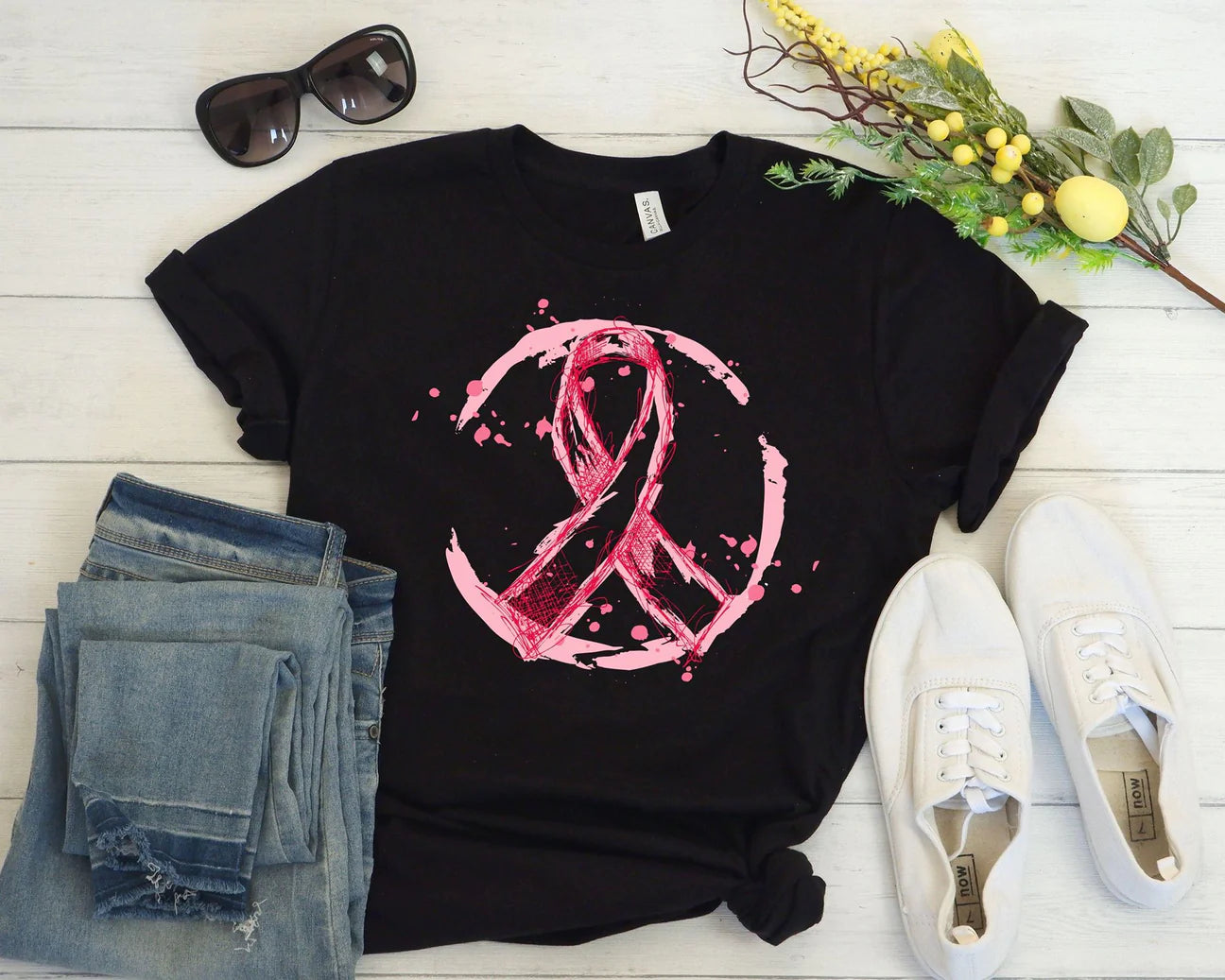 Breast cancer screen print