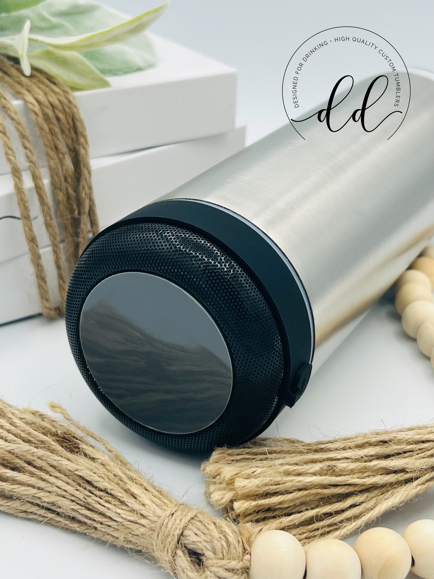 z CUSTOM-20 oz EPOXY wireless bluetooth speaker cup