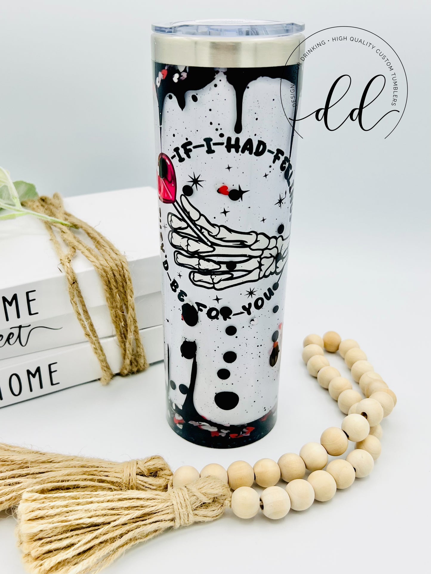 z custom 20 oz sublimation snow globe tumbler