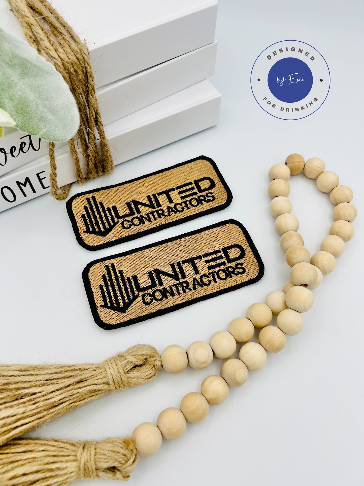 Embroidery iron on patches