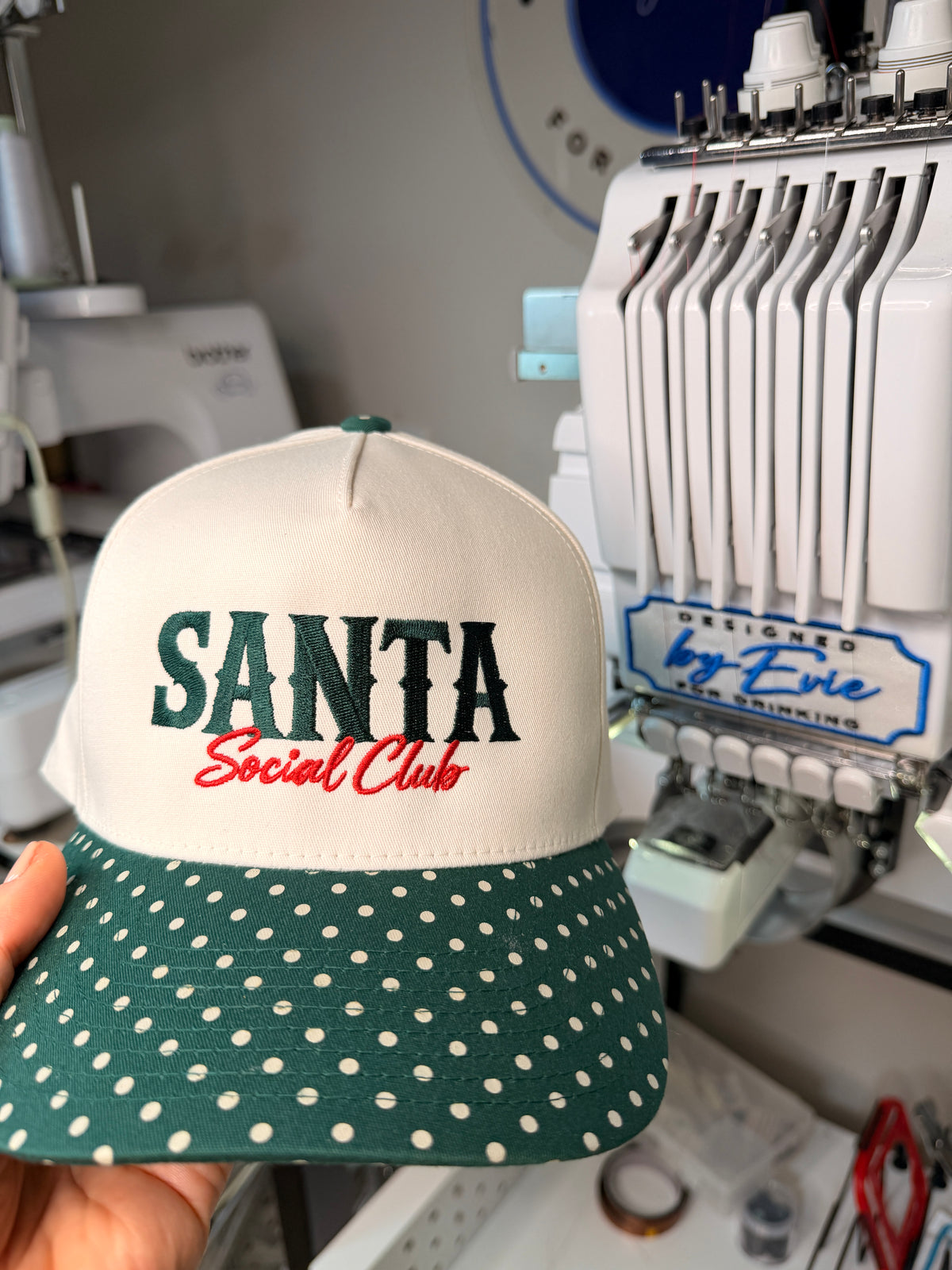 Santa Social Club embroidered hat