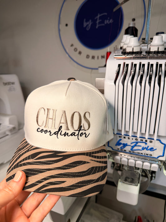 Chaos coordinator embroidered hat Chaos coordinator embroidered hat
